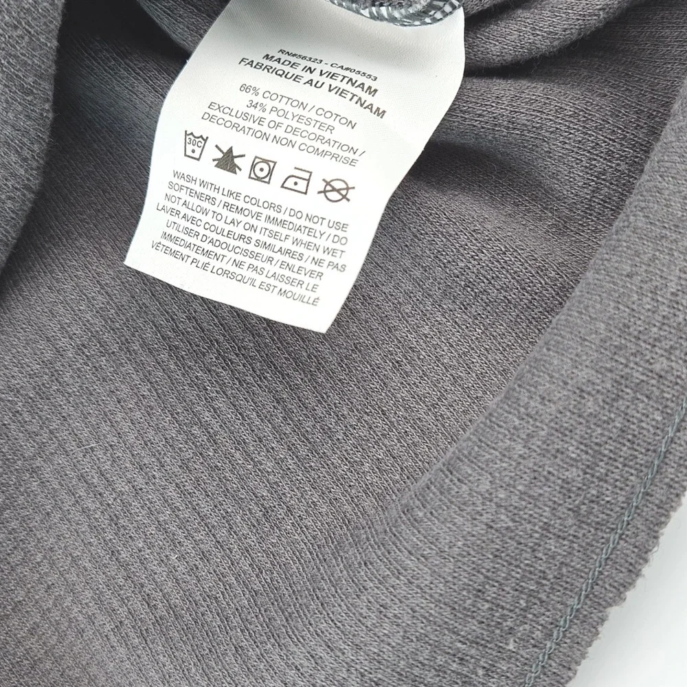 Nike Yoga Kentucky Wildcats Sweatshirt Gray Textured Raw Hem Crop M UK Logo